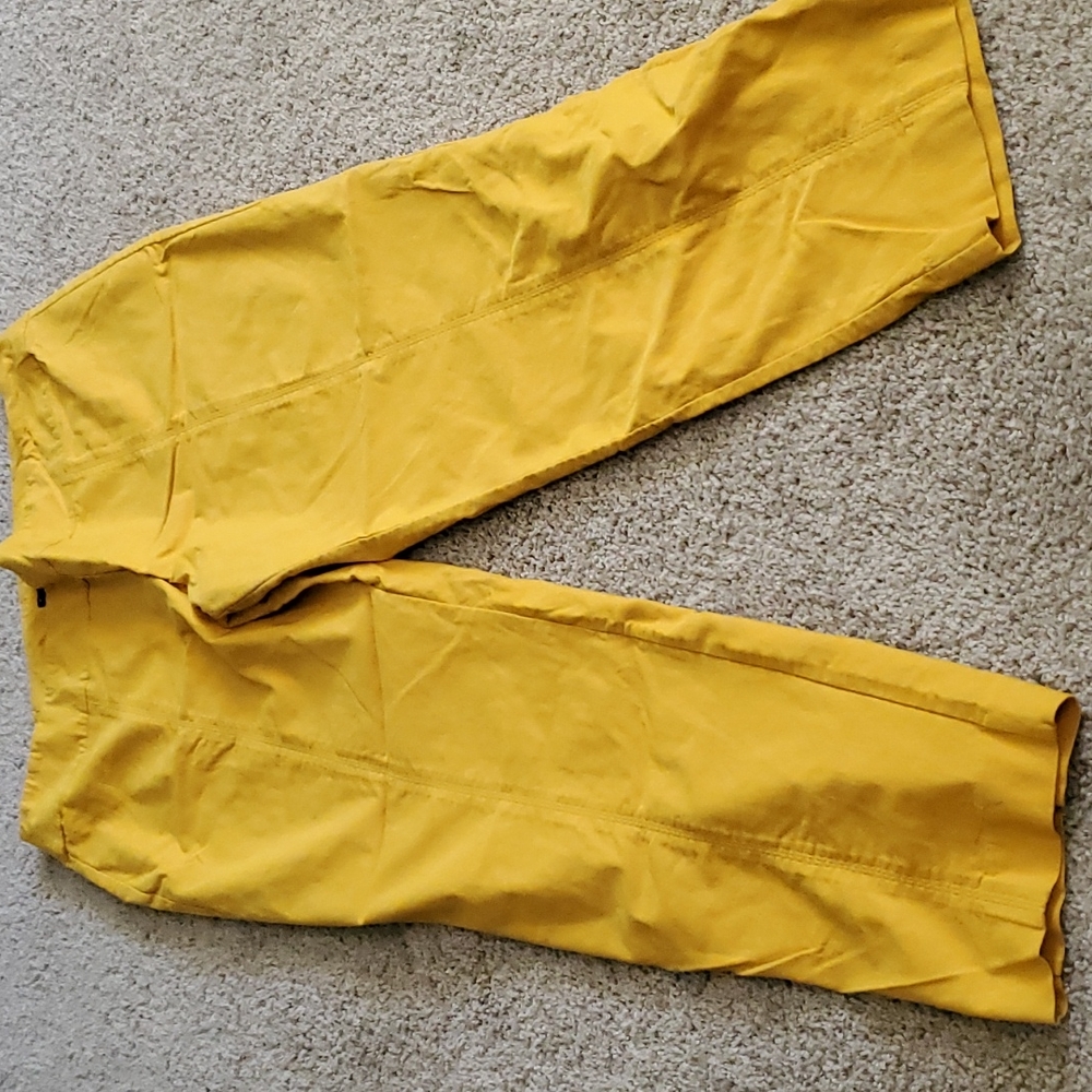 Yellow work pants